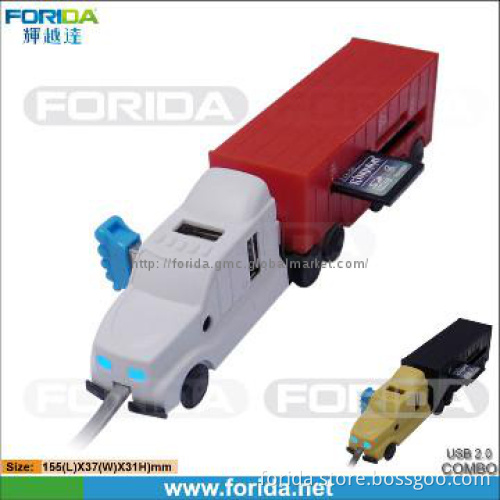 usb2.0 combo card reader and usb hub